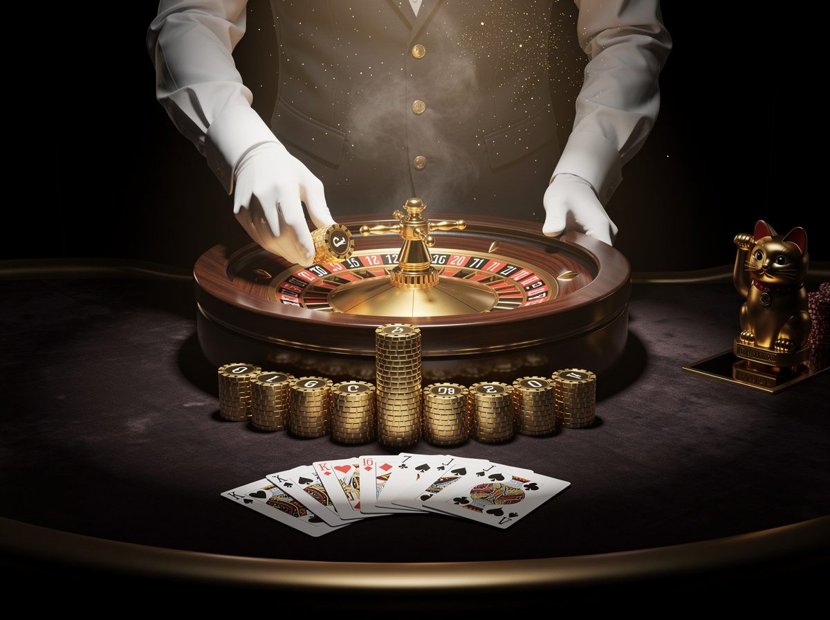 Slots, Tische und Live-Spiele entdecken